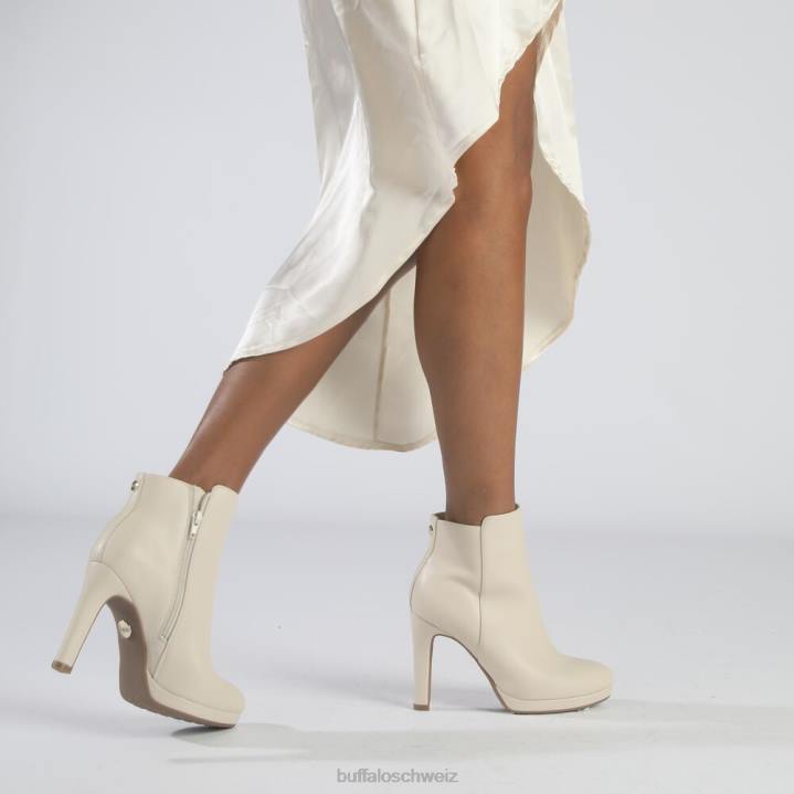 Buffalo Roxana Stiefeletten vegan 846Z336 Creme|Stiefel