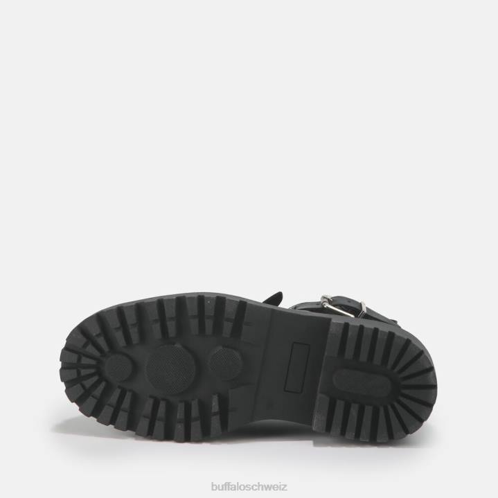 Buffalo Sari-Stiefelette aus Kalbsleder 846Z706 Schwarz|Stiefel