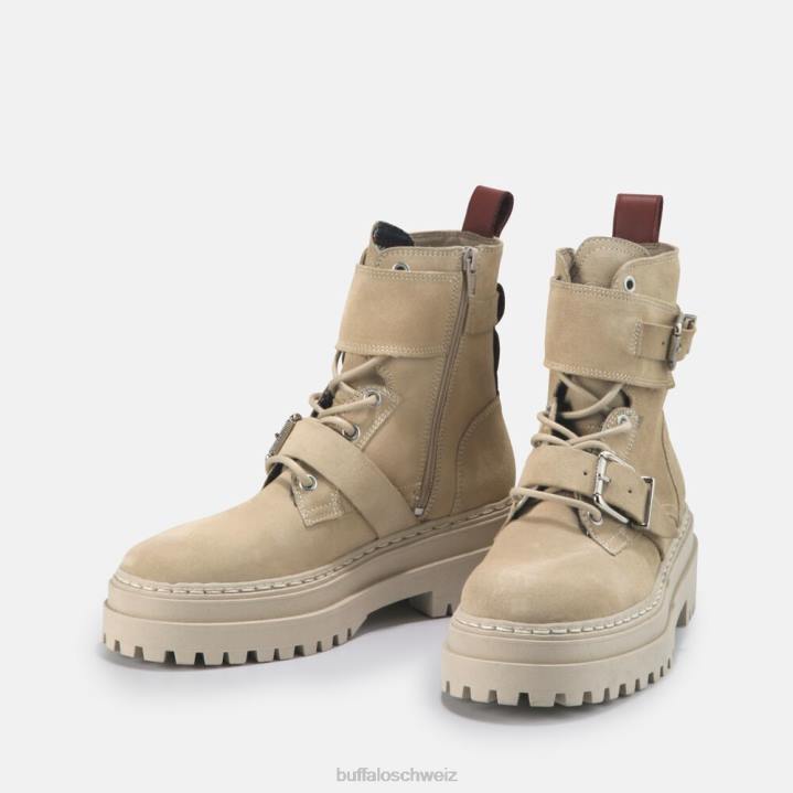 Buffalo Sari-Stiefelette aus Wildleder 846Z705 Beige|Stiefel