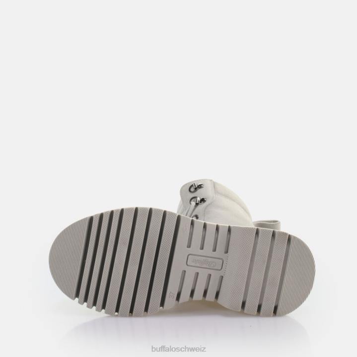 Buffalo Schattenhohe, warme Stiefeletten zum Schnüren 846Z137 grau|Stiefel