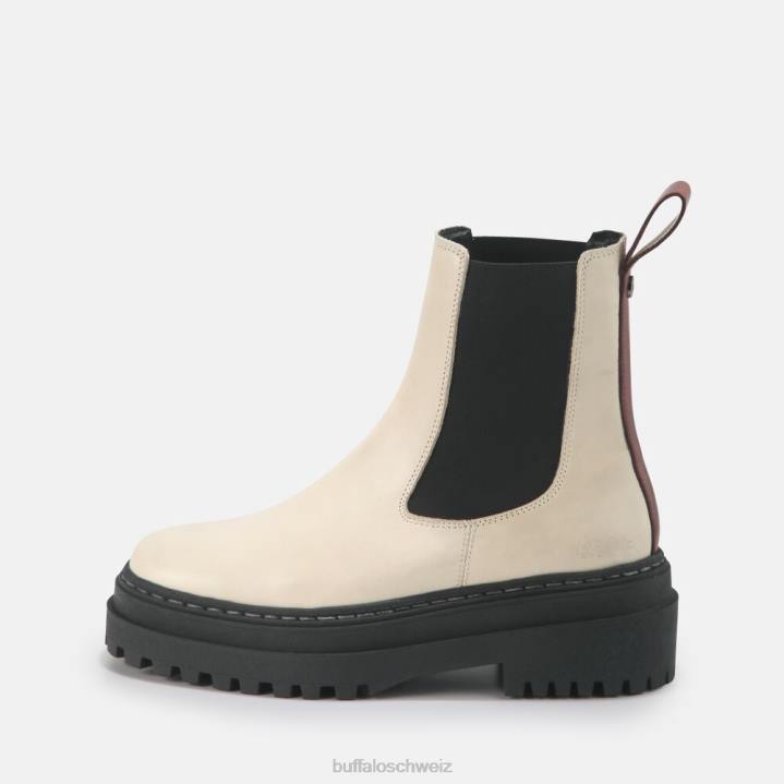 Buffalo Serena Stiefeletten aus Kalbsleder 846Z901 Beige|Stiefel