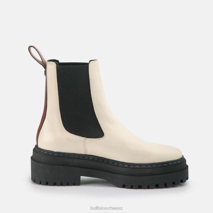Buffalo Serena Stiefeletten aus Kalbsleder 846Z901 Beige|Stiefel
