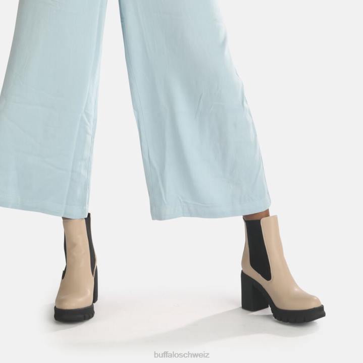 Buffalo Serlina-Stiefelette vegan 846Z903 Creme|Stiefel