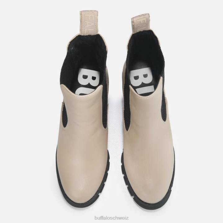 Buffalo Serlina-Stiefelette vegan 846Z903 Creme|Stiefel