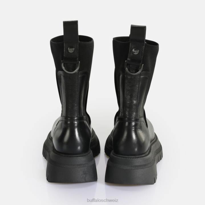 Buffalo Shade Sock Chealsea-Stiefelette 846Z802 Schwarz|Stiefel