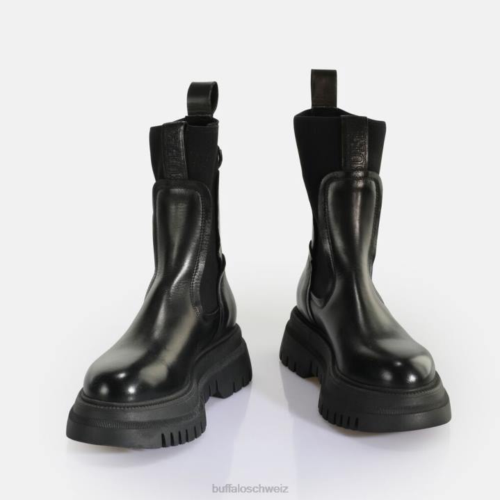 Buffalo Shade Sock Chealsea-Stiefelette 846Z802 Schwarz|Stiefel