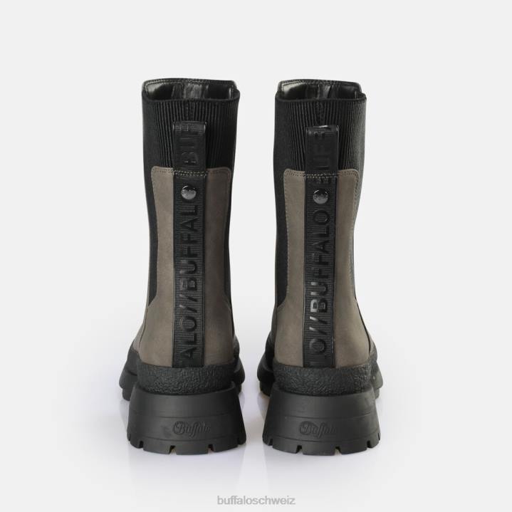 Buffalo Shari-Stiefelette vegan 846Z716 Taupe|Stiefel