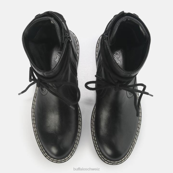 Buffalo Stash-Stiefelette vegan 846Z698 Schwarz|Stiefel