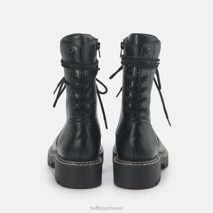 Buffalo Stash-Stiefelette vegan 846Z698 Schwarz|Stiefel