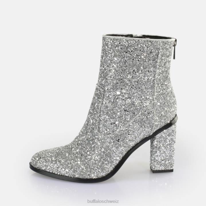 Buffalo Zoe Ankle Stiefeletten vegan 846Z335 Silber|Stiefel