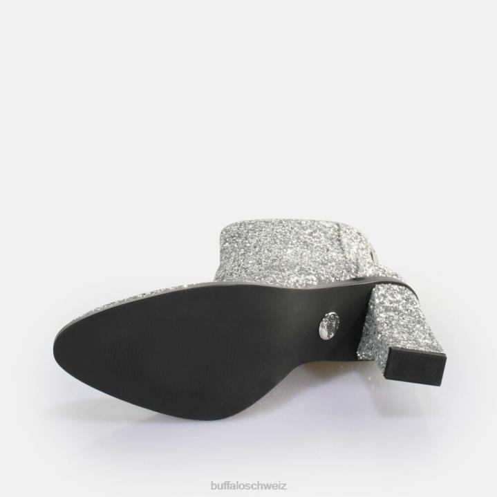 Buffalo Zoe Ankle Stiefeletten vegan 846Z335 Silber|Stiefel