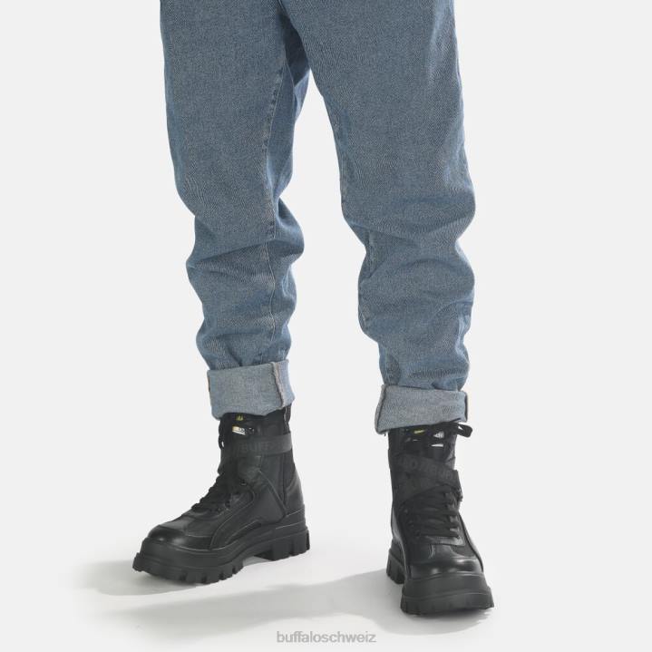 Buffalo aspha com1 Stiefeletten vegan 846Z583 Schwarz|Stiefel