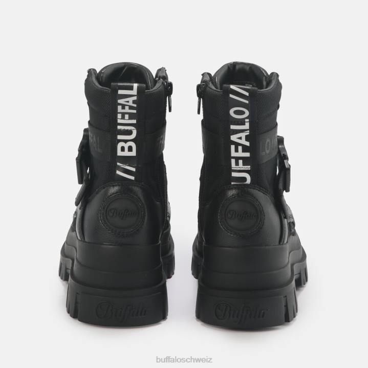 Buffalo aspha com1 Stiefeletten vegan 846Z583 Schwarz|Stiefel