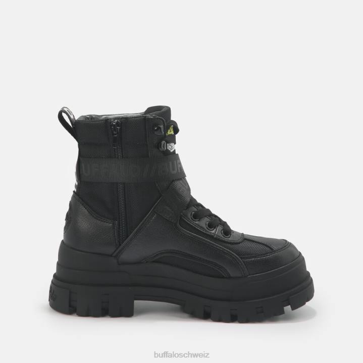Buffalo aspha com1 Stiefeletten vegan 846Z583 Schwarz|Stiefel