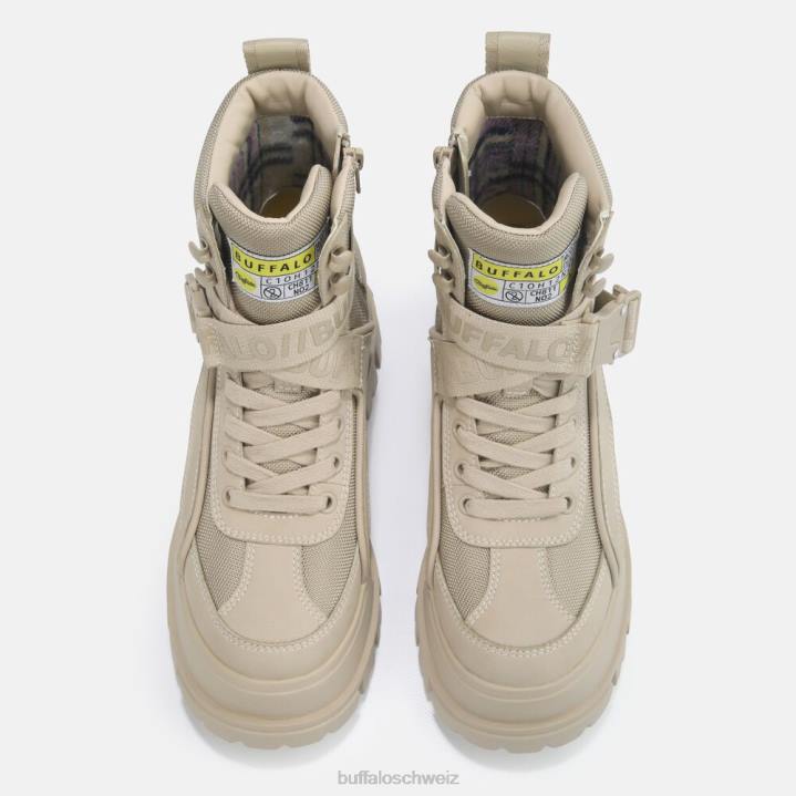 Buffalo aspha com1 Stiefeletten vegan 846Z584 Beige|Stiefel