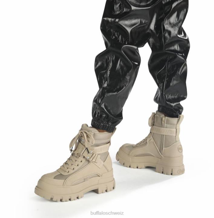 Buffalo aspha com1 Stiefeletten vegan 846Z794 Creme|Stiefel