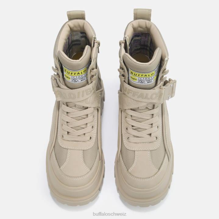 Buffalo aspha com1 Stiefeletten vegan 846Z794 Creme|Stiefel