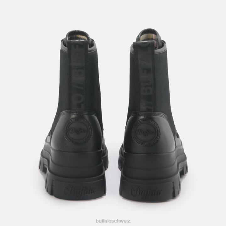 Buffalo aspha com2 Stiefeletten vegan 846Z190 Schwarz|Stiefel