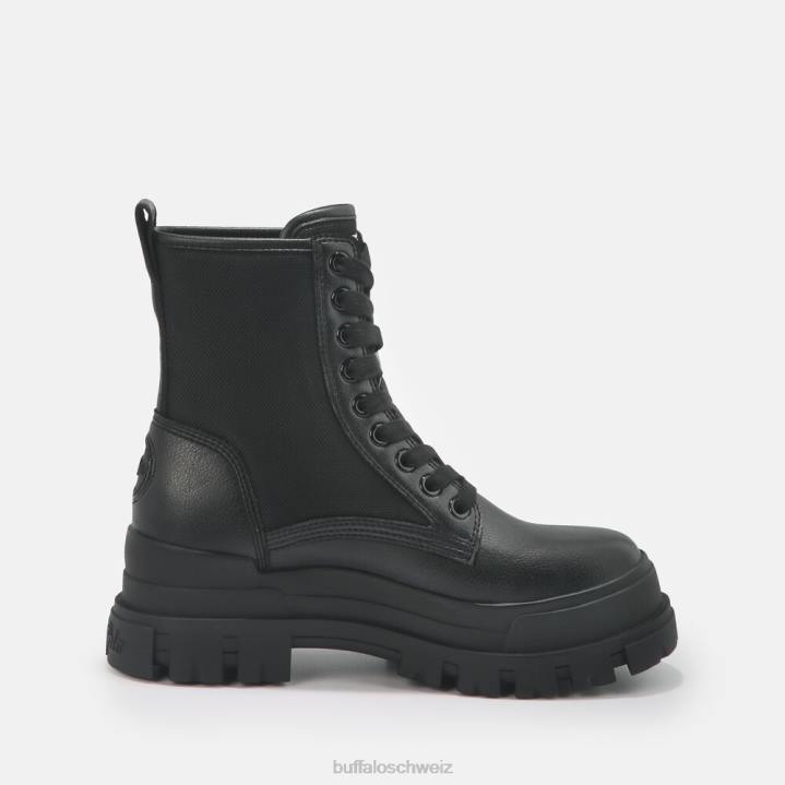 Buffalo aspha com2 Stiefeletten vegan 846Z190 Schwarz|Stiefel
