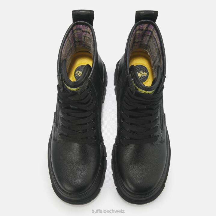 Buffalo aspha com2 Stiefeletten vegan 846Z733 Schwarz|Stiefel