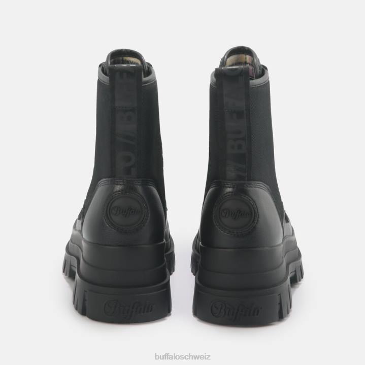 Buffalo aspha com2 Stiefeletten vegan 846Z733 Schwarz|Stiefel