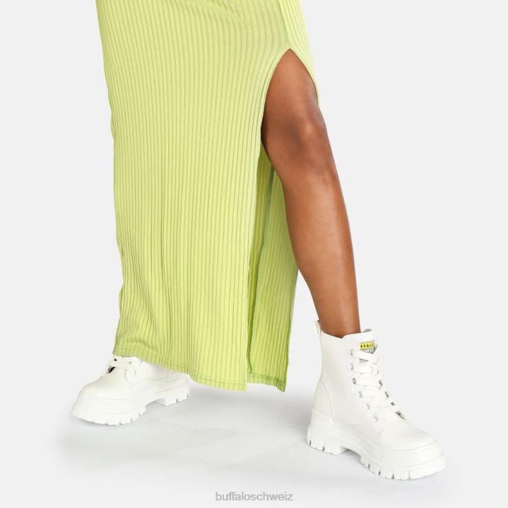 Buffalo aspha rld Stiefeletten 846Z696 weiß schwarz|Stiefel