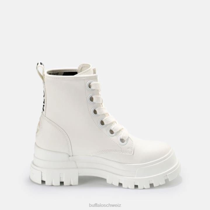 Buffalo aspha rld Stiefeletten 846Z696 weiß schwarz|Stiefel