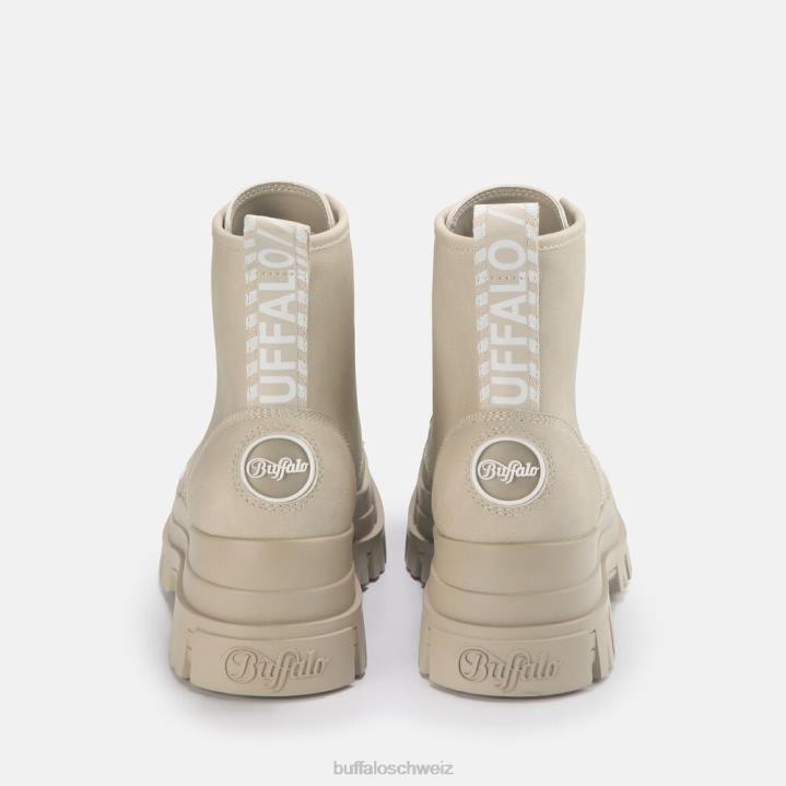 Buffalo aspha rld Stiefeletten vegan 846Z358 Creme|Stiefel