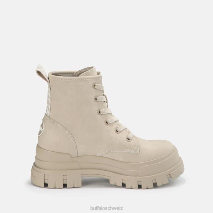Buffalo aspha rld Stiefeletten vegan 846Z358 Creme|Stiefel